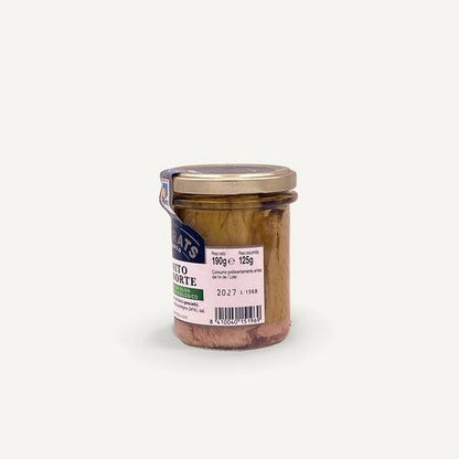 BONITO DEL NORTE EN ACEITE DE OLIVA VIRGEN EXTRA ECO. La fusión de dos excelentes productos del mar y de la tierra